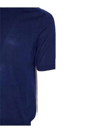 Blue cotton knit T-shirt PT TORINO | TL4SGM170ICH73MGU0360